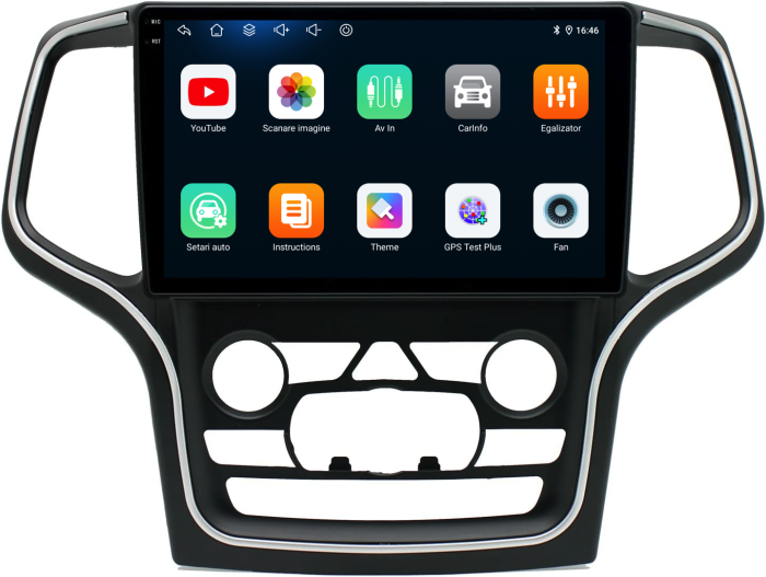 Navigatie Dedicata Jeep Grand Cherokee (2013-2020) , 10Inch, 2Gb Ram, 32Gb Stocare, Carplay [5]