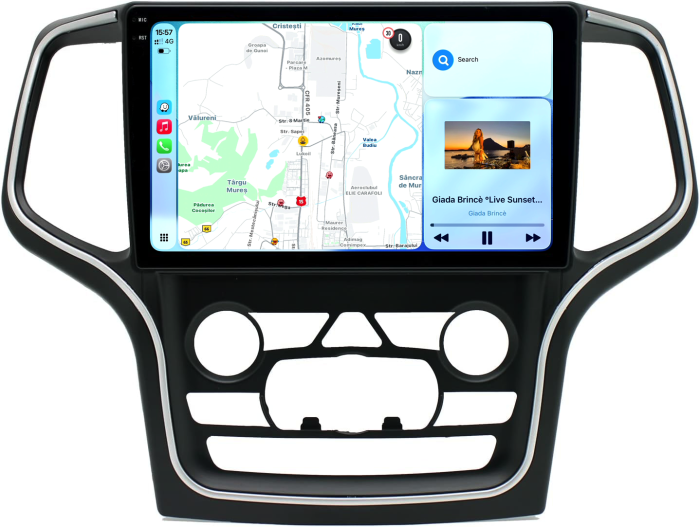 Navigatie Dedicata Jeep Grand Cherokee (2013-2020) , 2K, 12Gb Ram, 256Gb Stocare, Carplay [6]