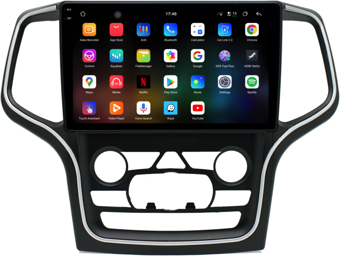 Navigatie Dedicata Jeep Grand Cherokee (2013-2020) , 2K, 12Gb Ram, 256Gb Stocare, Carplay [3]