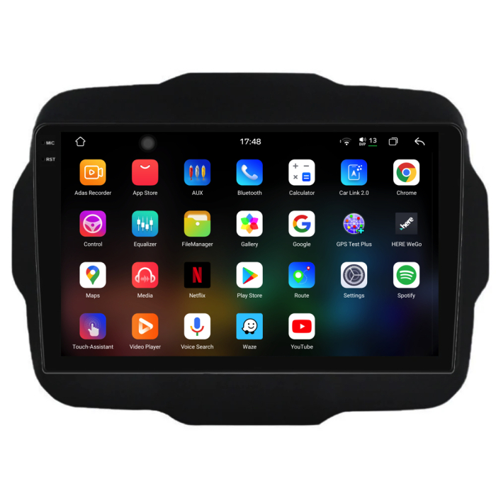 Navigatie Dedicata Jeep Renegade (2016-2020), 2K, 12Gb Ram, 256Gb Stocare, Carplay [3]