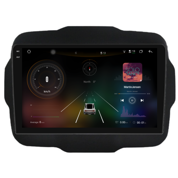 Navigatie Dedicata Jeep Renegade (2016-2020), 2K, 12Gb Ram, 256Gb Stocare, Carplay [2]