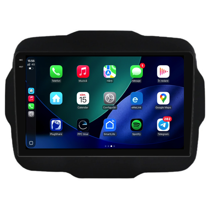Navigatie Dedicata Jeep Renegade (2016-2020), 9Inch, 6Gb Ram, 128Gb Stocare, Carplay [3]