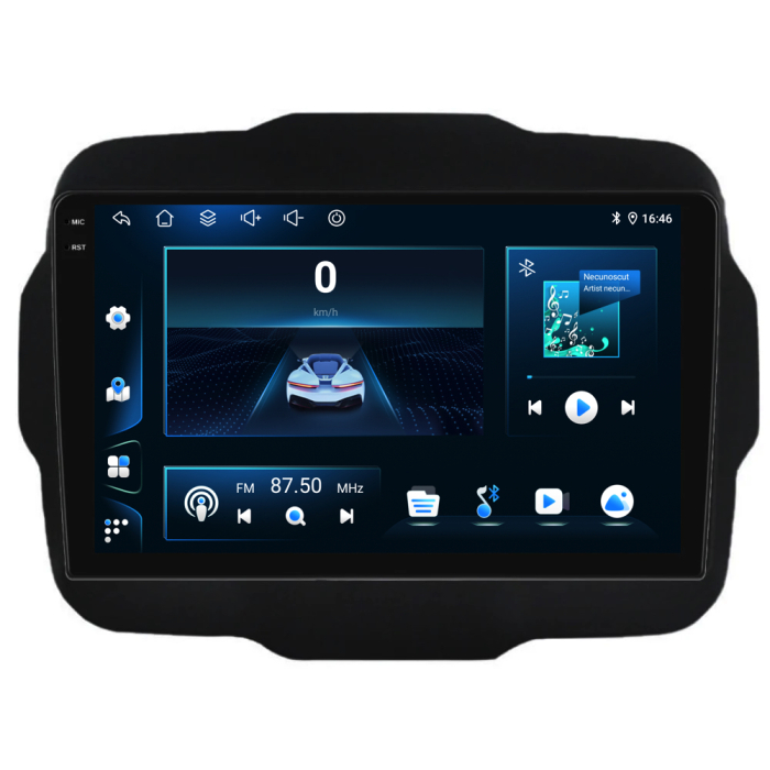 Navigatie Dedicata Jeep Renegade (2016-2020), 9Inch, 6Gb Ram, 128Gb Stocare, Carplay [7]