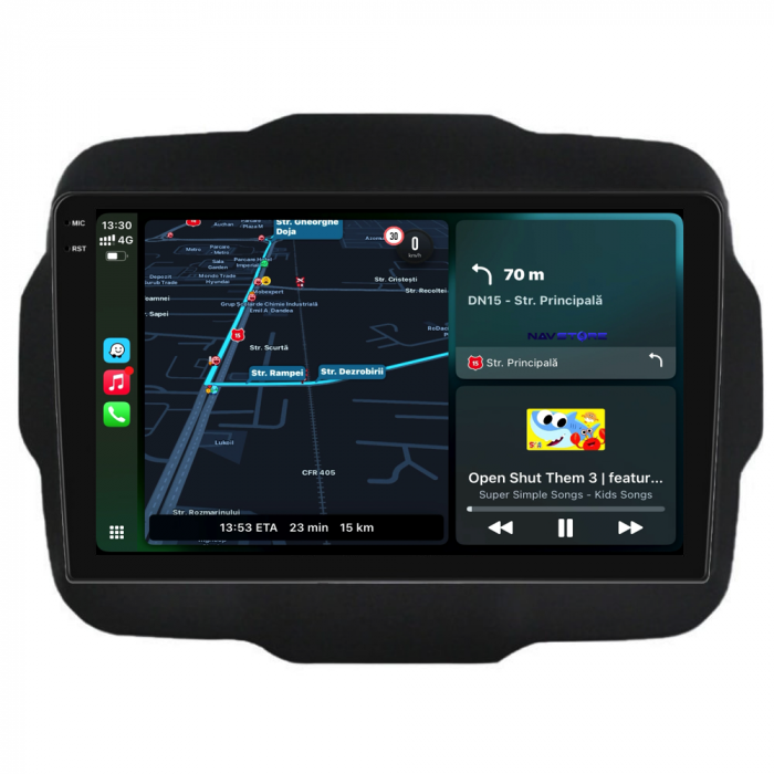 Navigatie Dedicata Jeep Renegade (2016-2020), 9Inch, 6Gb Ram, 128Gb Stocare, Carplay [2]