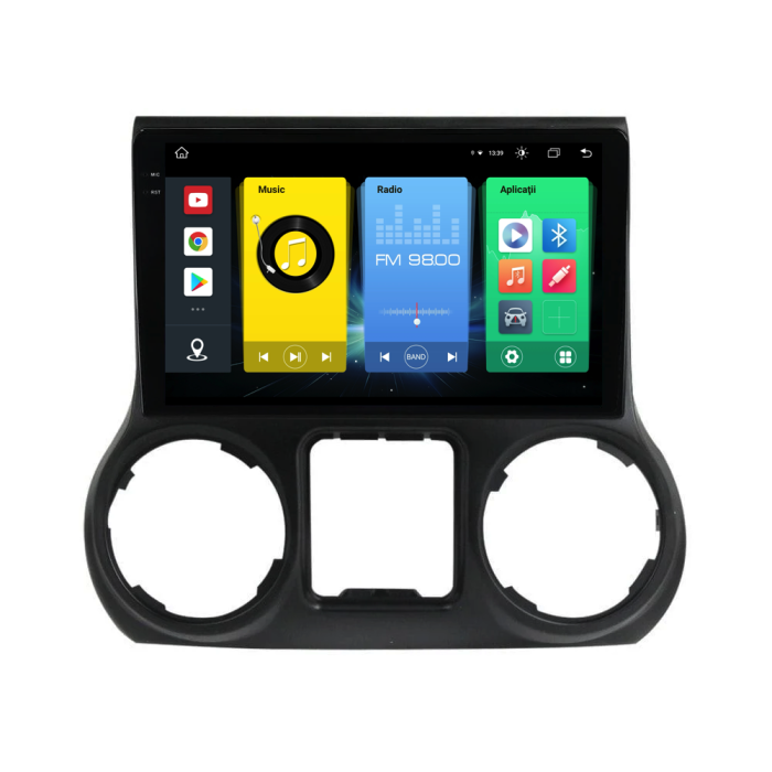 Navigatie Dedicata Jeep Wrangler (2011-2017), 10Inch, 4Gb Ram, 64Gb Stocare, Carplay [6]