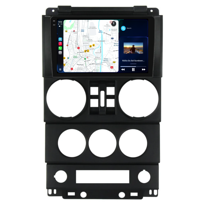 Navigatie Dedicata Jeep Wrangler Rubicon (2008-2010), 2K, 4Gb Ram, 64Gb Stocare, Carplay [2]