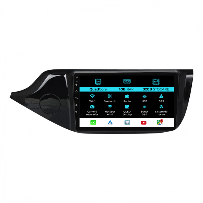 Navigatie Dedicata Kia Ceed (2012-2020), 9Inch, 1Gb Ram, 32Gb Stocare, Carplay [1]