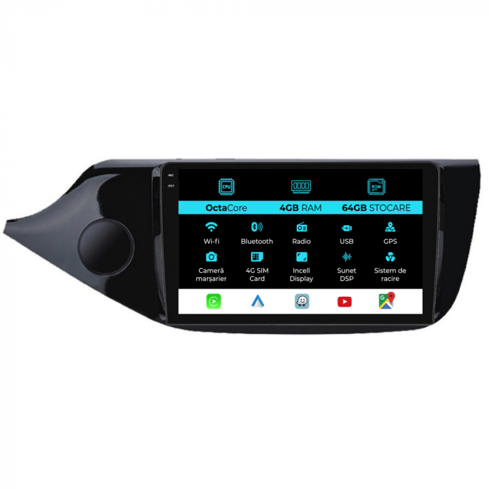 Navigatie Dedicata Kia Ceed (2012-2020), 9Inch, 4Gb Ram, 64Gb Stocare, Carplay [1]