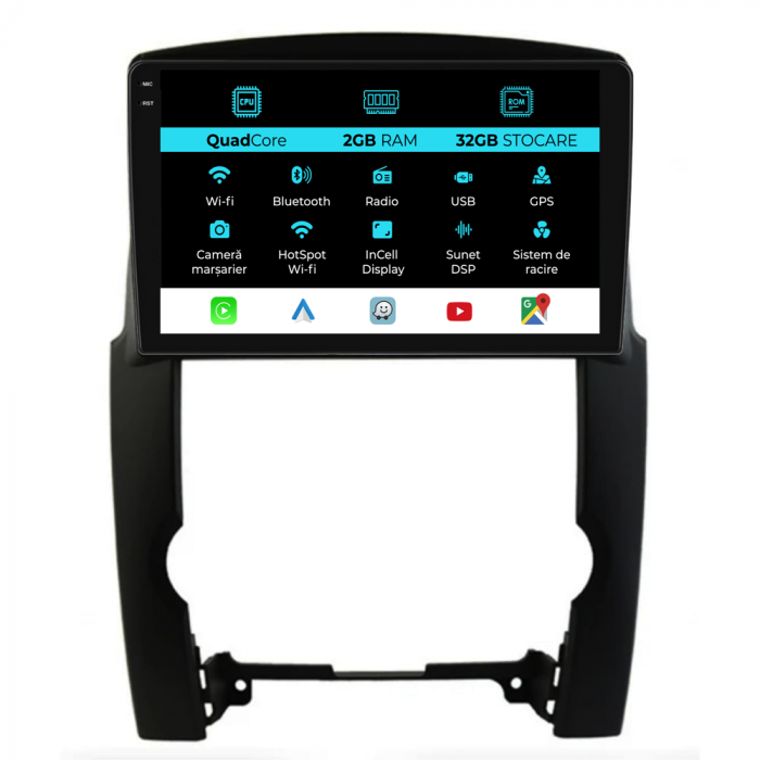Navigatie Dedicata Kia Sorento (2009-2012), 9Inch, 2Gb Ram, 32Gb Stocare, Carplay [1]
