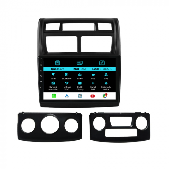 Navigatie Dedicata Kia Sportage (2004-2010), 9Inch, 2Gb Ram, 64Gb Stocare, Carplay [1]