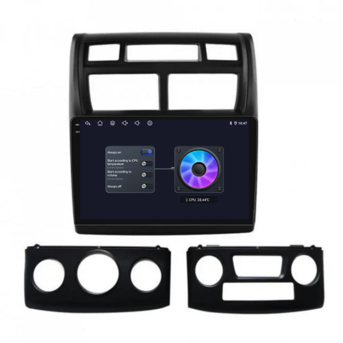 Navigatie Dedicata Kia Sportage (2004-2010), 9Inch, 4Gb Ram, 64Gb Stocare, Carplay [8]