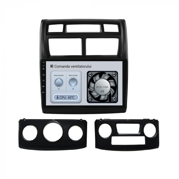 Navigatie Dedicata Kia Sportage (2004-2010), 9Inch, 4Gb Ram, 64Gb Stocare, Carplay [6]