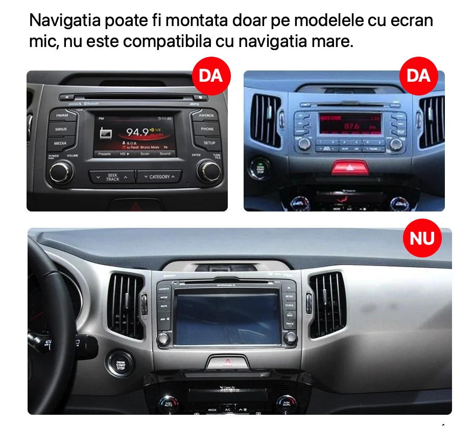 Navigatie Dedicata Kia Sportage (2010-2016), 9.7 Inch, 6Gb Ram, 128Gb stocare, Carplay [2]
