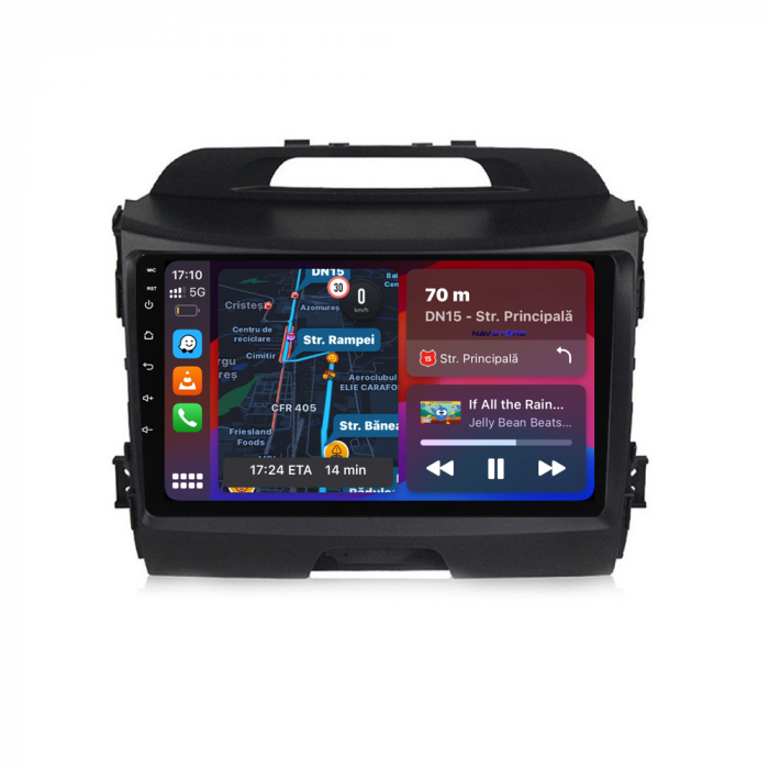 Navigatie Dedicata Kia Sportage (2010 - 2016), Android, 9Inch, 4Gb Ram, 64Gb Stocare, Carplay [2]