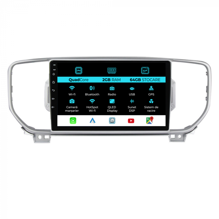 Navigatie Dedicata Kia Sportage (2016-2020), 9Inch, 2Gb Ram, 64Gb Stocare, Carplay [1]