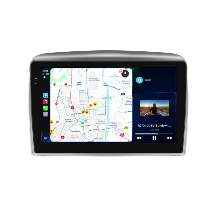 Navigatie Dedicata Lancia Ypsilon (2006-2011), 9Inch, 2Gb Ram, 32Gb Stocare, Carplay [2]