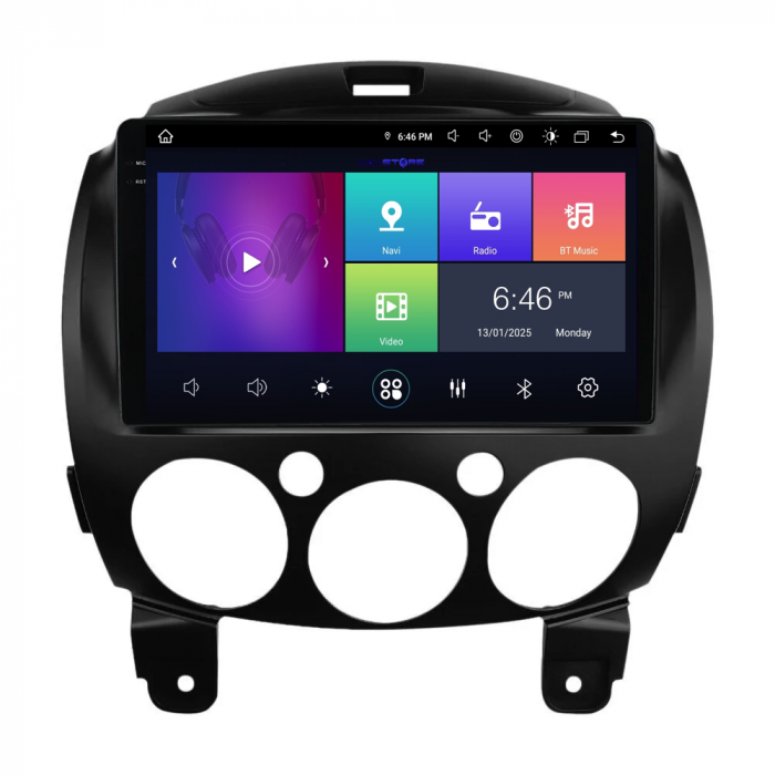 Navigatie Dedicata Mazda 2 (2007-2014), 9 Inch, 8Gb Ram, 256Gb stocare, Carplay [7]