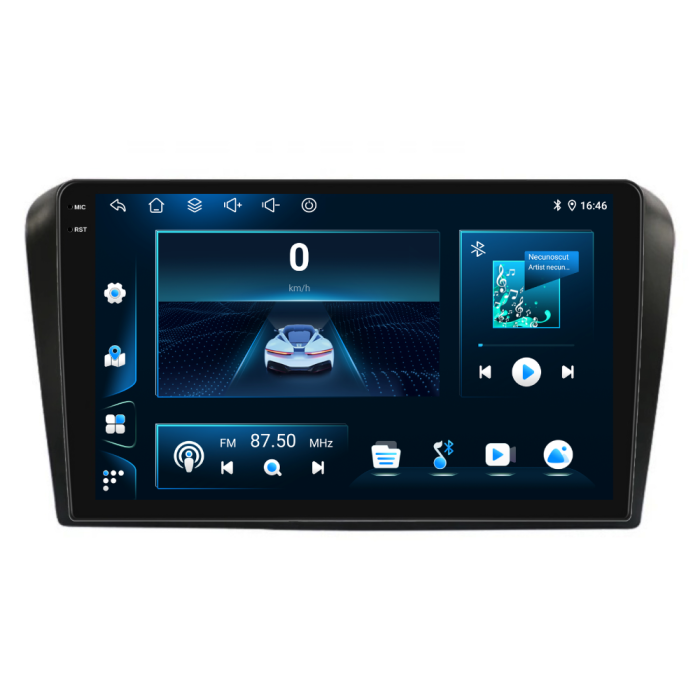 Navigatie Dedicata Mazda 3 (2003-2009), 9Inch, 6Gb Ram, 128Gb Stocare, Carplay [7]
