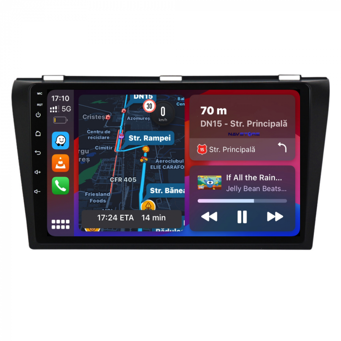 Navigatie Dedicata Mazda 3 (2003-2009), 9Inch, 4Gb Ram, 64Gb Stocare, Carplay [2]