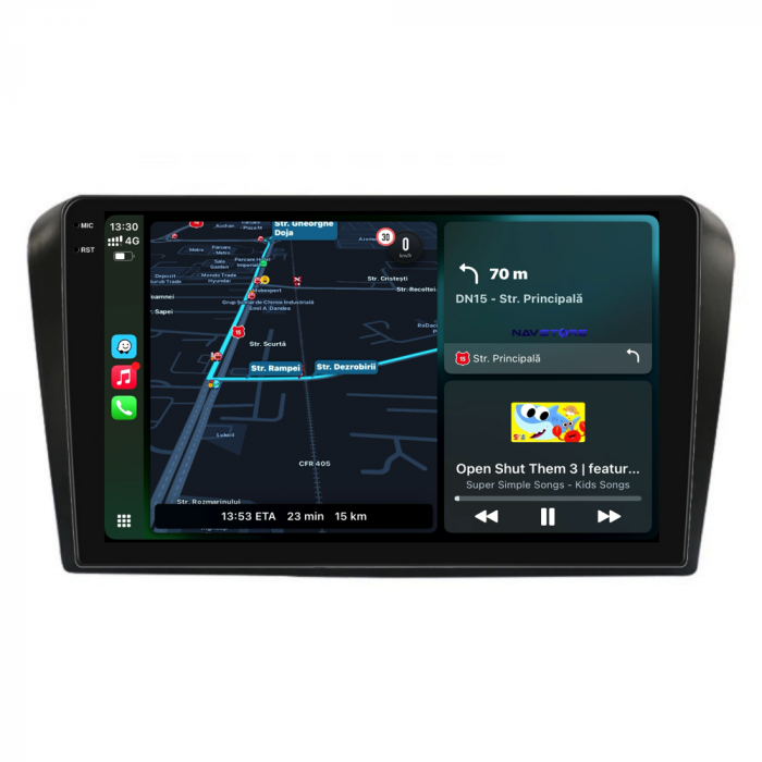 Navigatie Dedicata Mazda 3 (2003-2009),QuadCore, 9Inch, 4Gb Ram, 64Gb Stocare, Carplay [2]