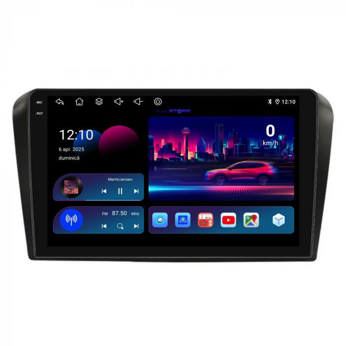 Navigatie Dedicata Mazda 3 (2003-2009),QuadCore, 9Inch, 4Gb Ram, 64Gb Stocare, Carplay [6]