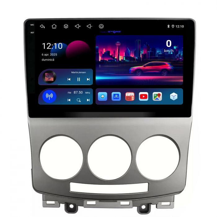 Navigatie Dedicata Mazda 5 (2005-2010), 9Inch, 6Gb Ram, 128Gb Stocare, Carplay [4]
