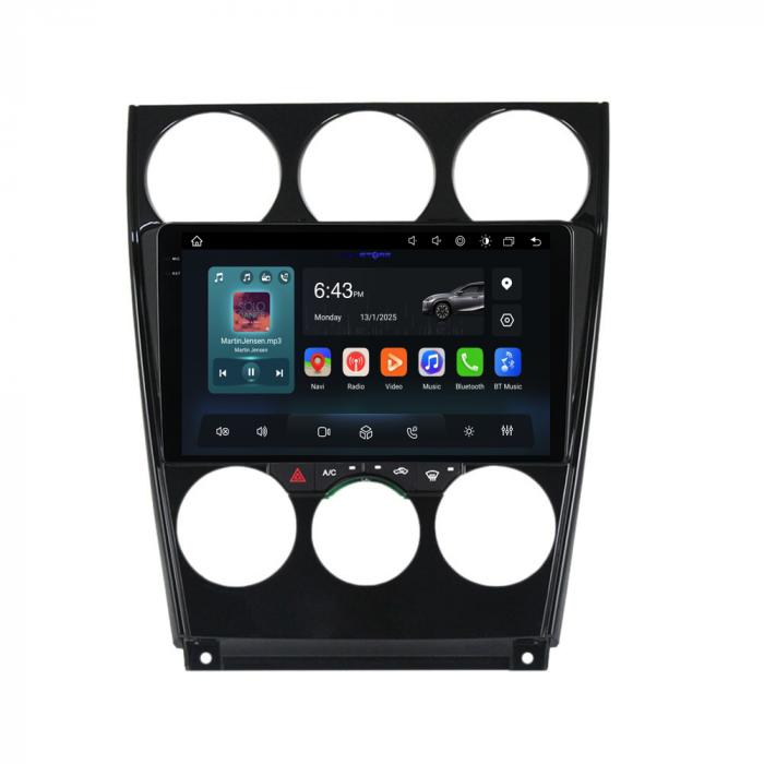 Navigatie Dedicata Mazda 6 (2002-2008),QuadCore, 9 Inch, 4Gb Ram, 64Gb stocare, Carplay [5]