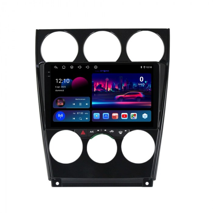 Navigatie Dedicata Mazda 6 (2002-2008),QuadCore, 9 Inch, 4Gb Ram, 64Gb stocare, Carplay [4]