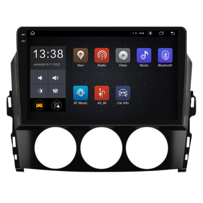 Navigatie Dedicata Mazda MX-5 (2005-2015), 2K, 8Gb Ram, 256Gb Stocare, Carplay [4]