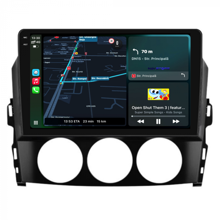 Navigatie Dedicata Mazda MX-5 (2005-2015), 9Inch, 6Gb Ram, 128Gb Stocare, Carplay [2]