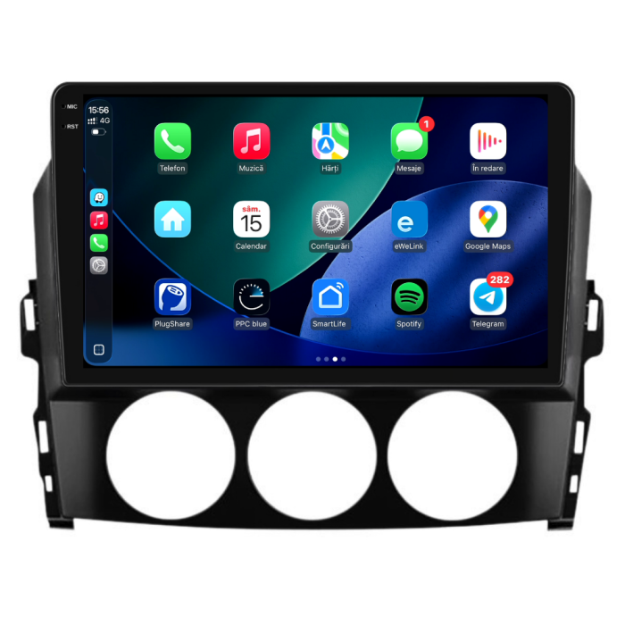 Navigatie Dedicata Mazda MX-5 (2005-2015), 9Inch, 6Gb Ram, 128Gb Stocare, Carplay [3]