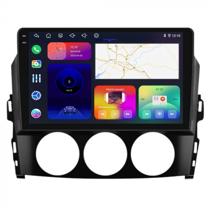 Navigatie Dedicata Mazda MX-5 (2005-2015), 9Inch, 6Gb Ram, 128Gb Stocare, Carplay [6]
