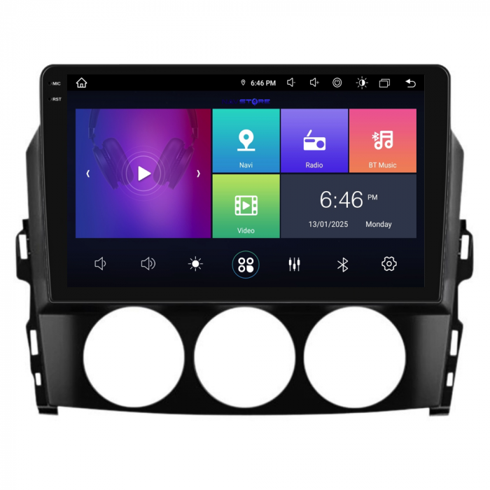 Navigatie Dedicata Mazda MX-5 (2005-2015), 9Inch, 8Gb Ram, 256Gb Stocare, Carplay [7]