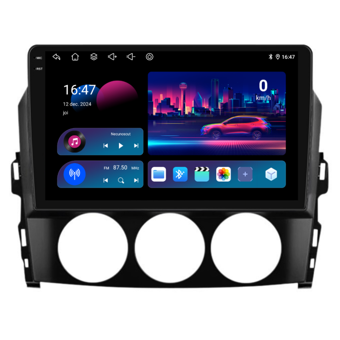 Navigatie Dedicata Mazda MX-5 (2005-2015),QuadCore, 9Inch, 4Gb Ram, 64Gb Stocare, Carplay [4]
