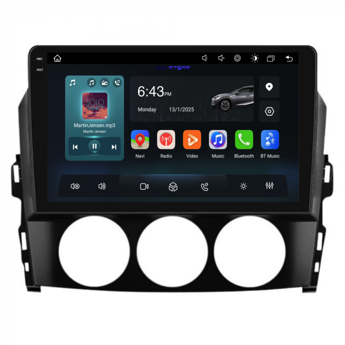 Navigatie Dedicata Mazda MX-5 (2005-2015),QuadCore, 9Inch, 4Gb Ram, 64Gb Stocare, Carplay [5]