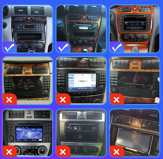 Navigatie Dedicata Mercedes Benz C/A/E/G-Class,SLK,CLK,Viano,Vito,Vaneo, 7Inch, 2Gb Ram, 32Gb Stocare, Carplay [4]