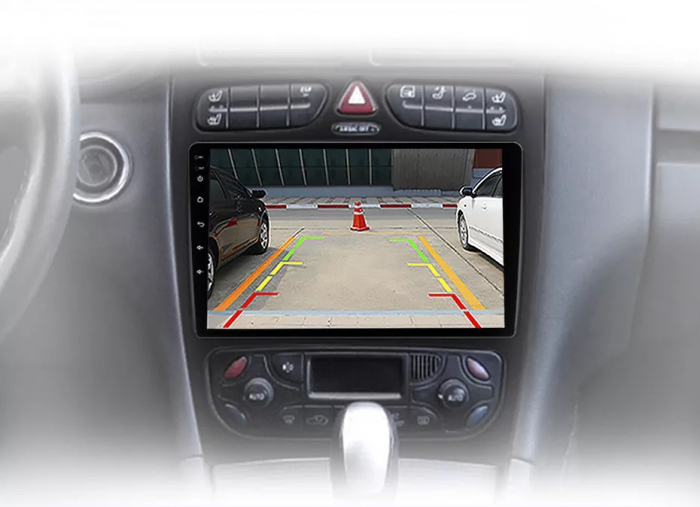 Navigatie Android Dedicata Mercedes Benz C-Class W203 CLK W209 (2000 - 2005), 9Inch, 4Gb Ram, 64Gb Stocare, Bluetooth, WiFi, Carplay [10]