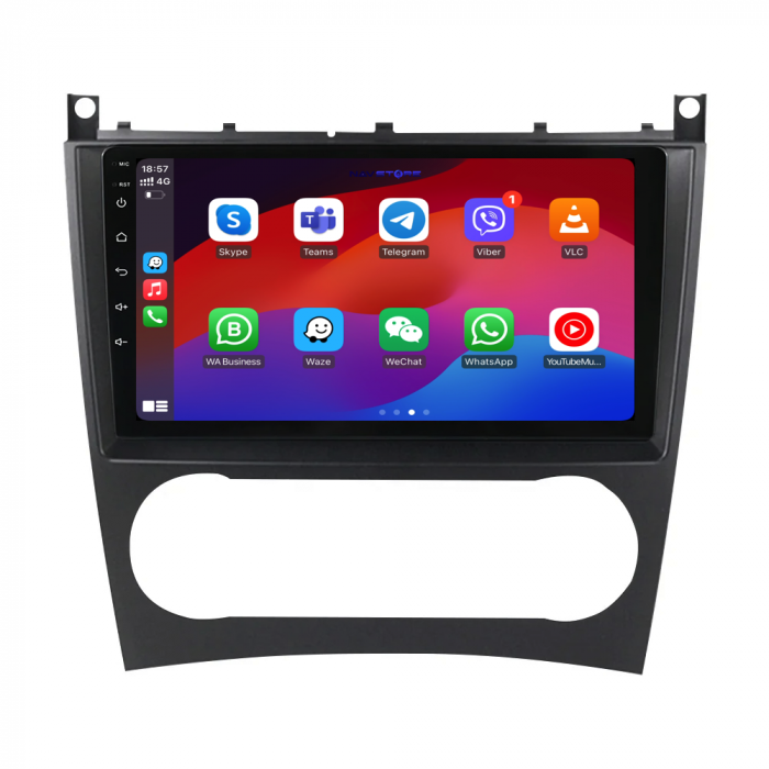 Navigatie Dedicata Mercedes C-Class W203 CLK W209 (2005 - 2009), 9Inch, 6Gb Ram, 128Gb Stocare, Carplay [4]