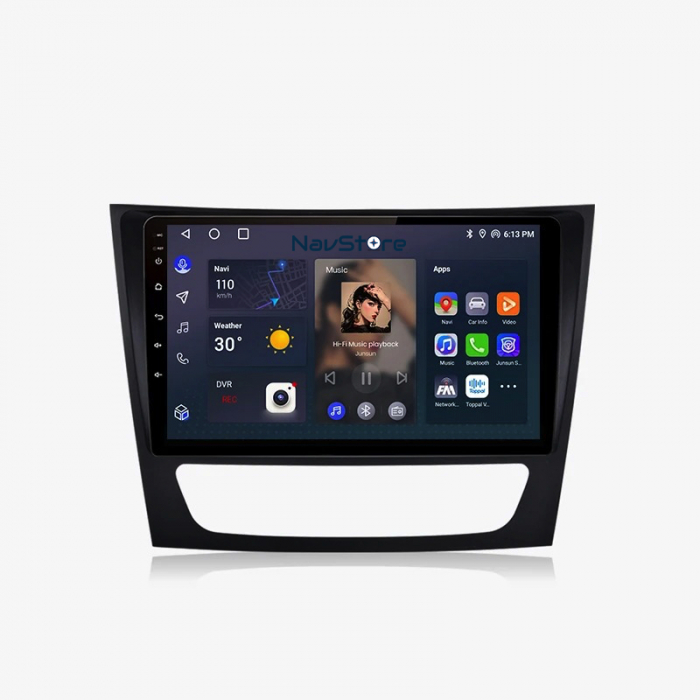 Navigatie Android Dedicata Mercedes Benz E-Class W211 (2002 - 2010), 9Inch, 4Gb Ram, 64Gb Stocare, Carplay [5]