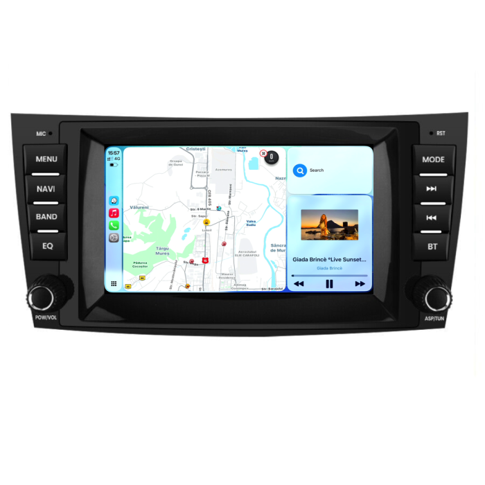 Navigatie Dedicata Mercedes Benz E-Class W211/CLS W219 (2002 - 2008), 7Inch, 2Gb Ram, 32Gb Stocare, Carplay [3]