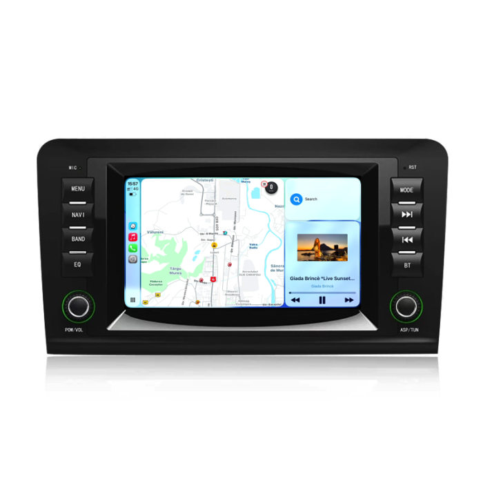 Navigatie Dedicata Mercedes Benz ML W164 | GL X164 (2005 - 2012), 7Inch, 4Gb Ram, 64Gb Stocare, Carplay [3]
