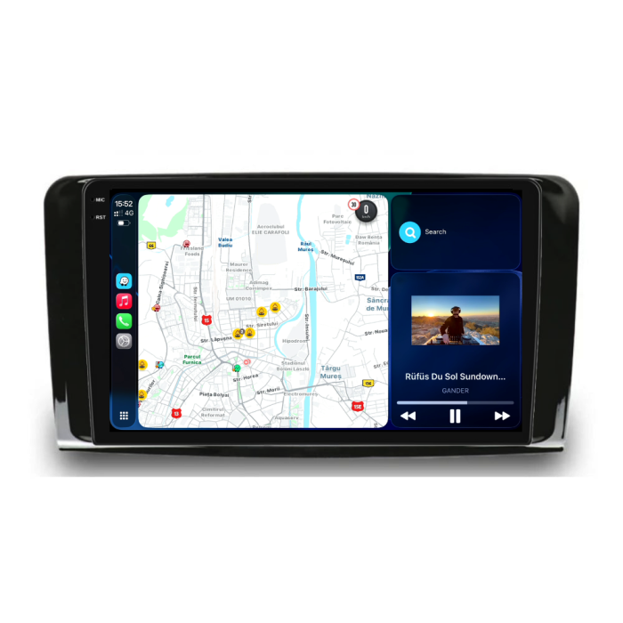 Navigatie Dedicata Mercedes Benz ML W164 | GL X164 (2005 - 2012), 9Inch, 2Gb Ram, 32Gb Stocare, Carplay [2]