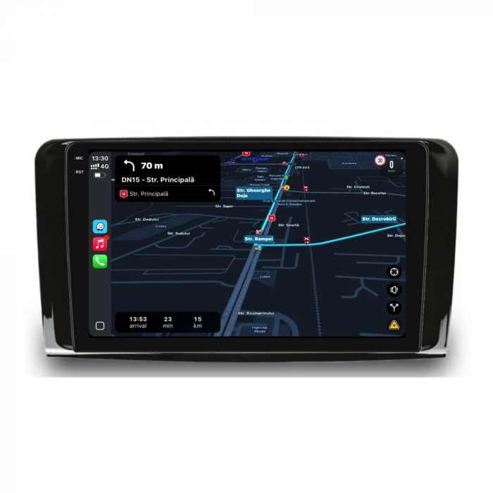 Navigatie Dedicata Mercedes Benz ML W164 | GL X164 (2005 - 2012), 9Inch, 6Gb Ram, 128Gb Stocare, Carplay [3]