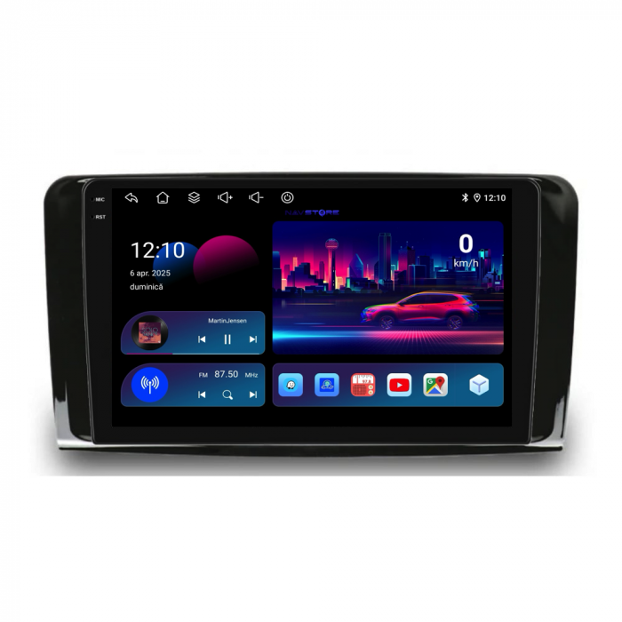 Navigatie Dedicata Mercedes Benz ML W164 | GL X164 (2005 - 2012), 9Inch, 6Gb Ram, 128Gb Stocare, Carplay [4]