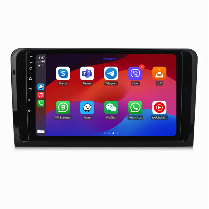 Navigatie Dedicata Mercedes Benz ML W164 | GL X164 (2005 - 2012), 9Inch, 8Gb Ram, 256Gb Stocare, Carplay [4]