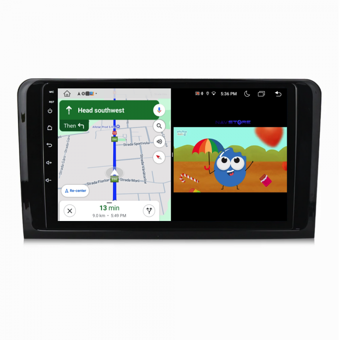 Navigatie Dedicata Mercedes Benz ML W164 | GL X164 (2005 - 2012), 9Inch, 8Gb Ram, 256Gb Stocare, Carplay [5]