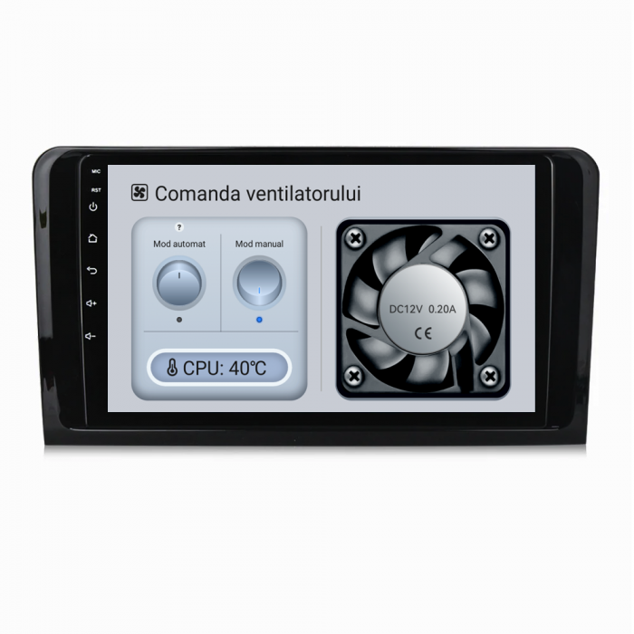 Navigatie Dedicata Mercedes Benz ML W164 | GL X164 (2005 - 2012), 9Inch, 8Gb Ram, 256Gb Stocare, Carplay [6]