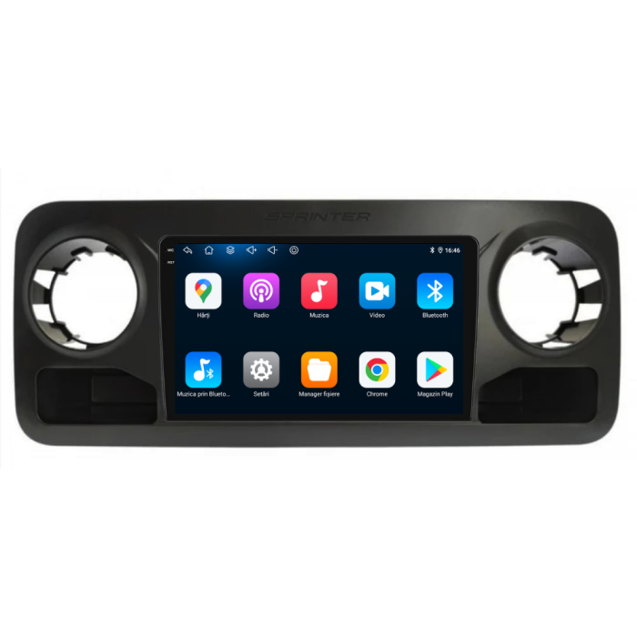 Navigatie Dedicata Mercedes Benz Sprinter (2018-2023), 10Inch, 6Gb Ram, 128Gb Stocare, Carplay [5]