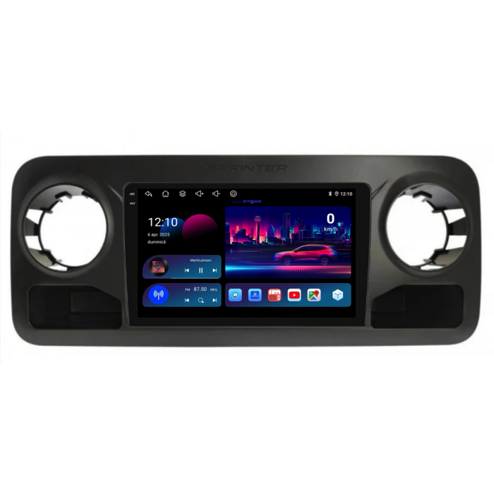 Navigatie Dedicata Mercedes Benz Sprinter (2018-2023), 2K, 4Gb Ram, 64Gb Stocare, Carplay [4]