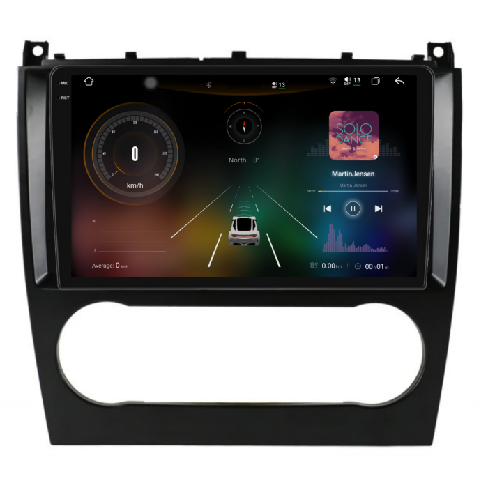 Navigatie Dedicata Mercedes CLK W209 (2000 - 2010), 2K, 12Gb Ram, 256Gb Stocare, Carplay [2]